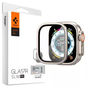   Spigen Glass tR Slim Pro 1 Pack, titanium - Apple Watch Ultra 2/Ultra 49mm