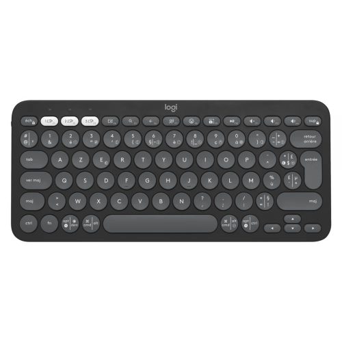 Logitech K380s Pebble Keys 2 Bluetooth Keyboard Tonal Grapphite US