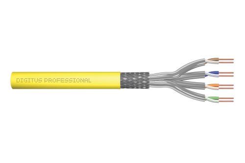 Digitus CAT7A S-FTP Installation Cable 500m Yellow