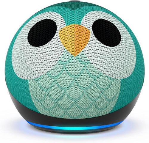 Amazon Echo Dot 5 Smart Speaker with Alexa Owl Design