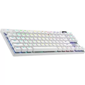   Logitech G Pro X TKL Gaming Keyboard GX Brown Tactile KDA White US