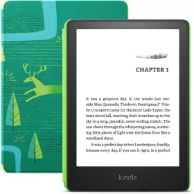   Amazon Kindle Paperwhite Kids (2021) 6,8" E-book olvasó 16GB Jewel Forest (Reklám mentes)