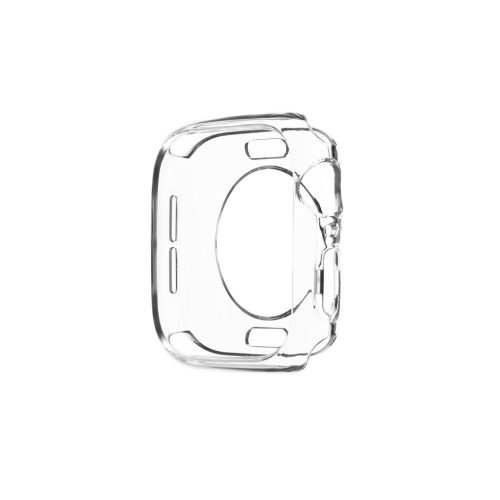 FIXED TPU gél tok az Apple Watch Series 9 45mm-es okosórához, átlátszó