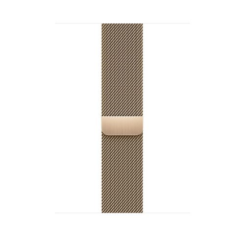 Apple Watch 45mm Band: Gold Milanese Loop