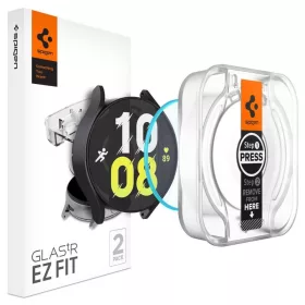 Spigen Glass tR EZ Fit 2 Pack for Samsung Galaxy Watch6 44mm
