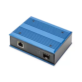   Digitus DN-652103-1 10/100/1000 Base-TX to 1000 Base-FX Industrial Media Converter