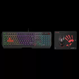 A4-Tech B1700 Bloody Neon Gaming Desktop Set Black US