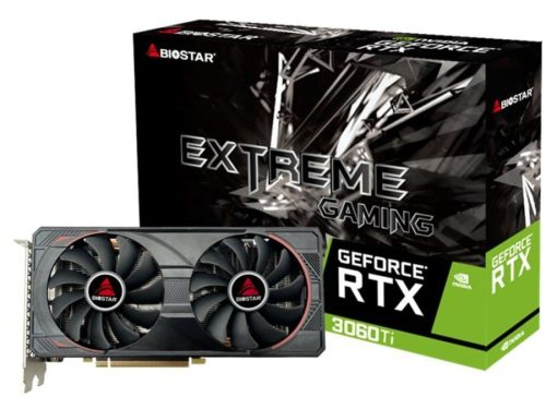 Biostar GeForce RTX3060 Ti 8GB DDR6