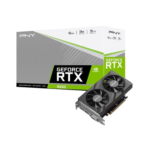 PNY GeForce RTX 3050 6GB DDR6 Verto Dual Fan XLR8