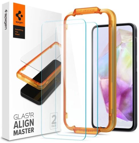 Spigen Glass tR AlignMaster Samsung Galaxy A35 2 Pack