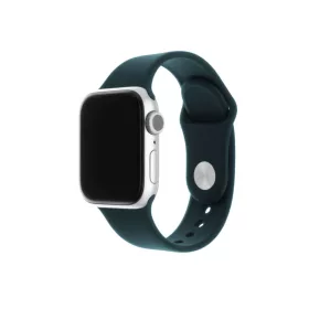   FIXED szilikon sportos óraszíj Apple Watch 42/44/45 mm-es okosórához, sötétzöld FIXSST-434-DRGRE