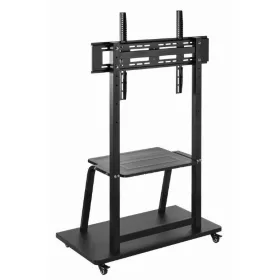   Gembird TVS-100F-01 TV floor stand with caster wheels 37"-100" Black
