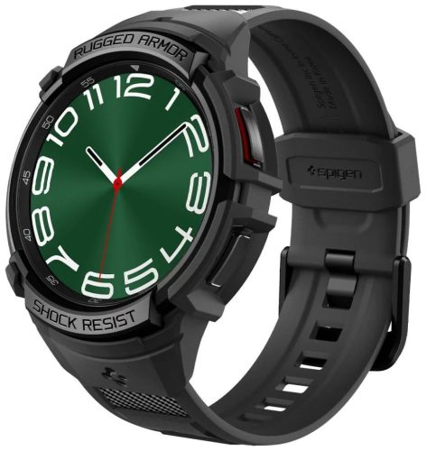 Spigen Rugged Armor Pro for Samsung Galaxy Watch6 Classic 47mm Black