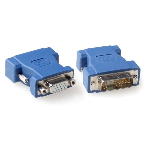 ACT Adapter DVI-A male to VGA female Blue