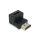 ACT HDMI adapter down angled male to female Black