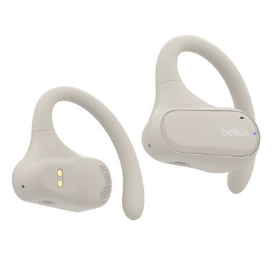 Belkin SoundForm ClearFit Open-Ear Wireless Earbuds Sand