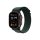 Apple Watch Ultra 2 v2 Cellular 49mm Black Titanium Case with Dark Green Alpine Loop L