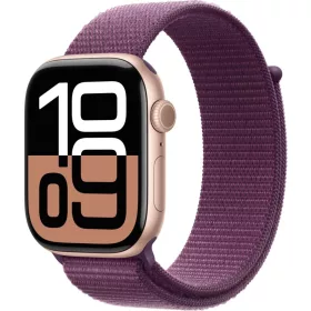   Apple Watch S10 Cellular 46mm Rose Gold Alu Case with Plum Sport Loop