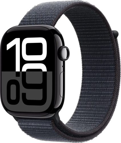 Apple Watch S10 GPS 46mm Jet Black Alu Case with Ink Sport Loop