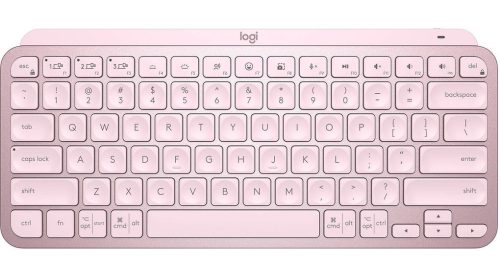 Logitech MX Keys Mini wireless keyboard Rose UK