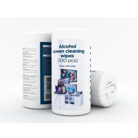 Gembird CK-AWW100-01 Alcohol Screen Cleaning Wipes (100 pcs)
