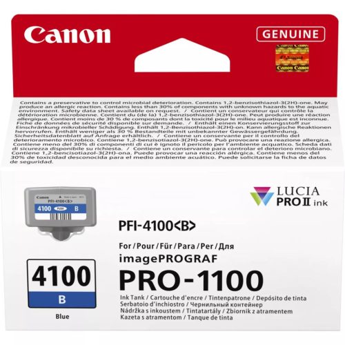 Canon PFI-4100 Blue tintapatron