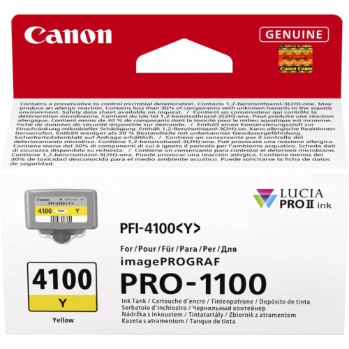 Canon PFI-4100 Yellow tintapatron