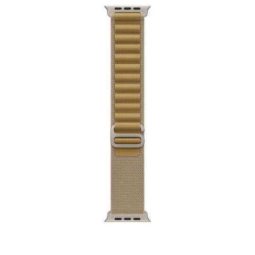 Apple Watch 49mm Loop Tan-Natural Titanium Large