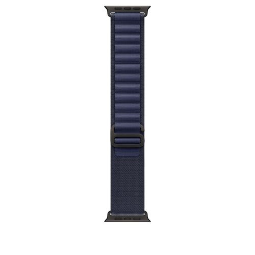 Apple Watch 49mm Alpine Loop Navy Black Titanium Finish Large