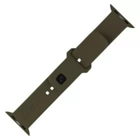   FIXED szilikon sportos óraszíj Apple Watch 38/40/41mm-es okosórákhoz, oliva