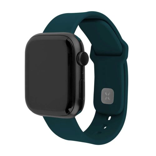 FIXED szilikon sportos óraszíj Apple Watch 38/40/41mm-es okosórákhoz, sötét zöld