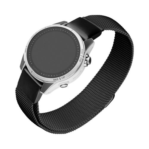 FIXED Mesh szíj Garmin QuickFit 20mm, fekete