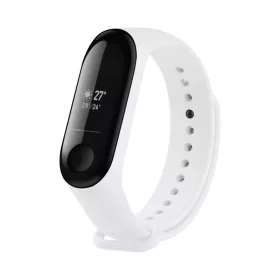   FIXED Sporty szilikon szíj Xiaomi Mi Band 3/4 okosórákhoz, fehér