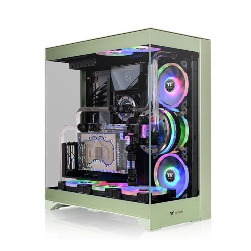 Thermaltake CTE E550 Tempered Glass Matcha Green