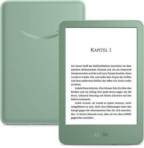 Amazon Kindle (2024) 6" E-book olvasó 16GB Matcha Green (Reklámos verzió)