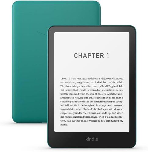 Amazon Kindle Paperwhite (2024) 7" E-book olvasó 16GB Metallic Jade (Reklámos verzió)