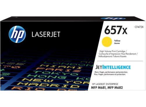 HP 657X Yellow toner