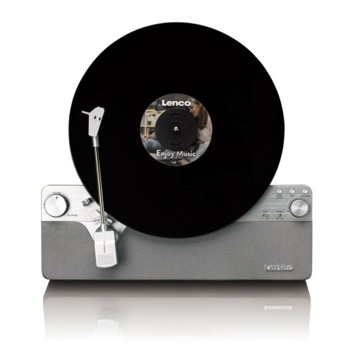 Lenco LSA-071SI Fully automatic vertical record player with built-in speakers and Bluetooth Silver