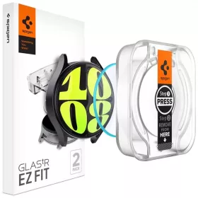   Spigen Glass tR EZ Fit Samsung Galaxy Watch7 (44mm) 2 Pack Transparency
