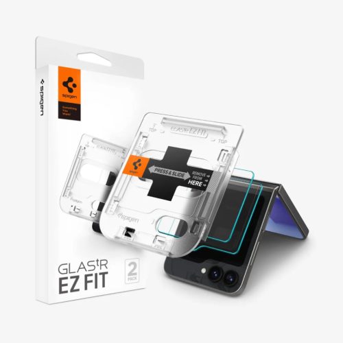 Spigen Glass tR EZ Fit Cover Samsung Galaxy Z Flip6 2 pack