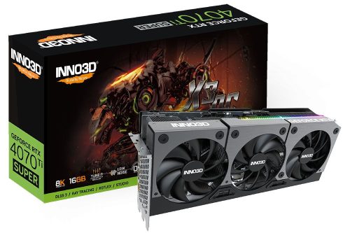 Inno3D GeForce RTX4070 Ti Super 16GB DDR6X Twin X3 OC