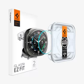   Spigen Glass tR EZ Fit 2 Pack Samsung Galaxy Watch Ultra Transparency