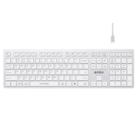 A4-Tech FBX50C Wireless Bluetooth Keyboard White US