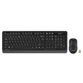 A4-Tech FG1012 Wireless Keyboard Combo Black US