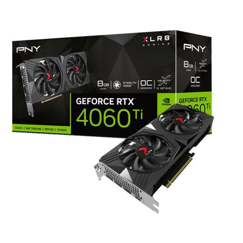 PNY GeForce RTX4060 Ti 8GB DDR6 Verto OC Dual Fan