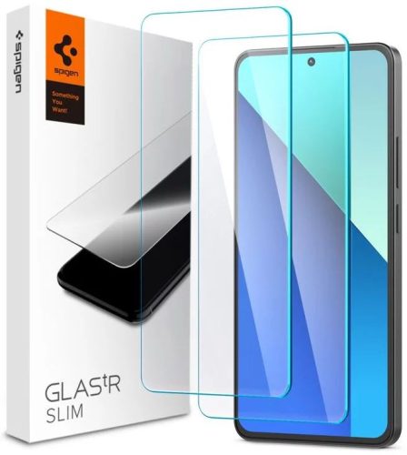 Spigen Glass tR Slim 2 Pack Xiaomi Redmi Note 13