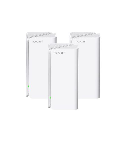 Tenda MX21 Pro AXE5700 Whole Home Mesh Wi-Fi 6E System (3-pack)