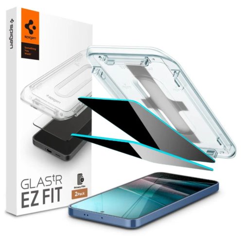 Spigen Glass tR EZ Fit HD (Privacy) Samsung Galaxy S25/S24 2 Pack