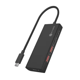 Raidsonic Icy Box IB-HUB1436-CPD 4-portos USB3.2 HUB Black