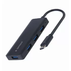 Gembird 4-portos USB3.1 HUB Black
